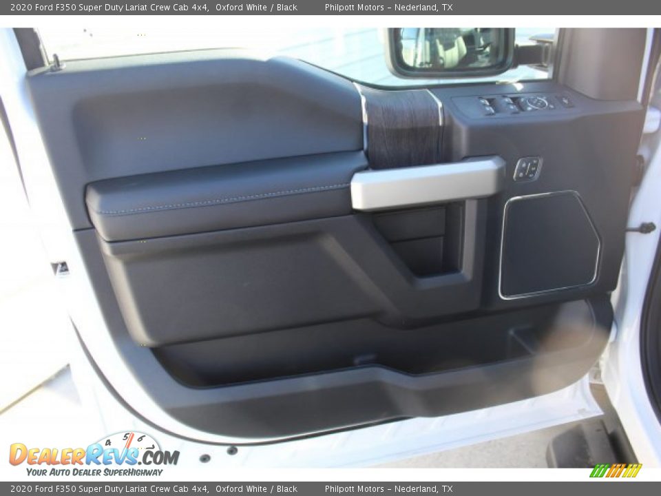 2020 Ford F350 Super Duty Lariat Crew Cab 4x4 Oxford White / Black Photo #9