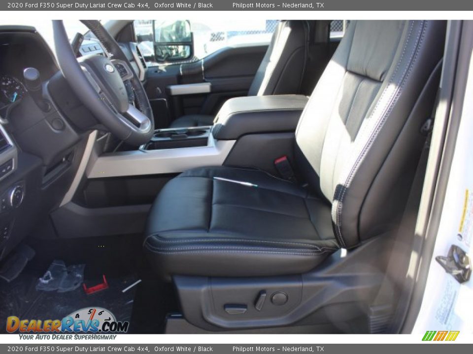 2020 Ford F350 Super Duty Lariat Crew Cab 4x4 Oxford White / Black Photo #10