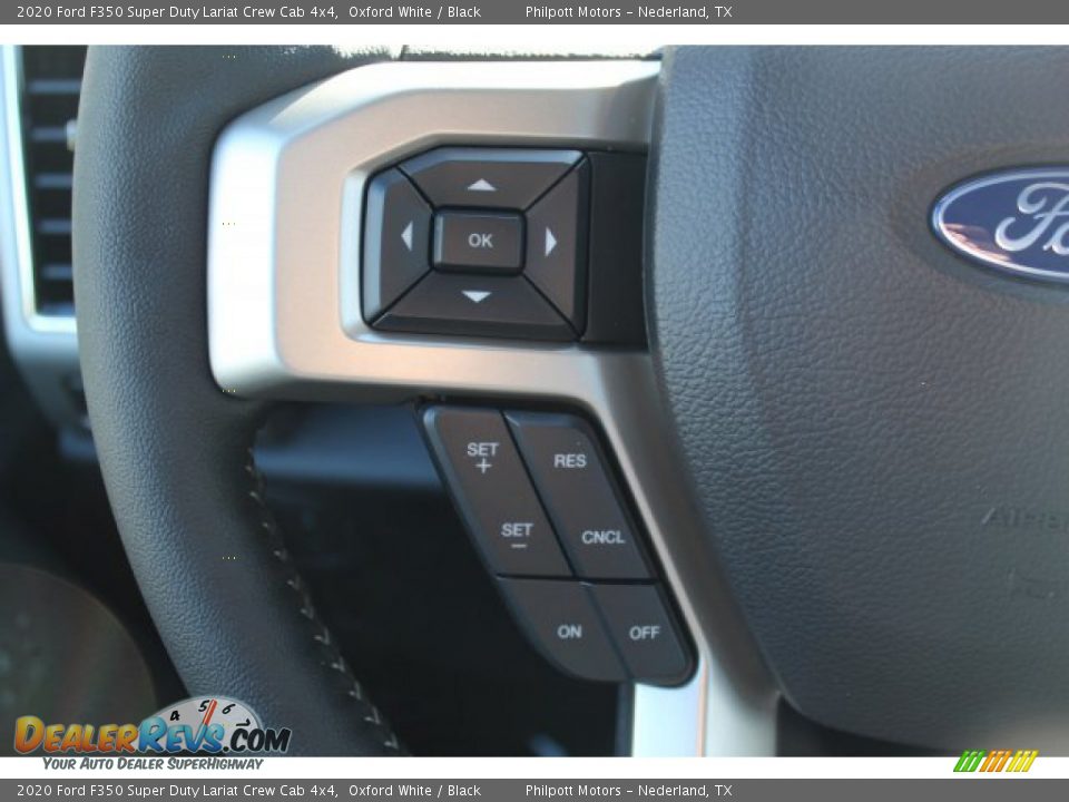 2020 Ford F350 Super Duty Lariat Crew Cab 4x4 Oxford White / Black Photo #11