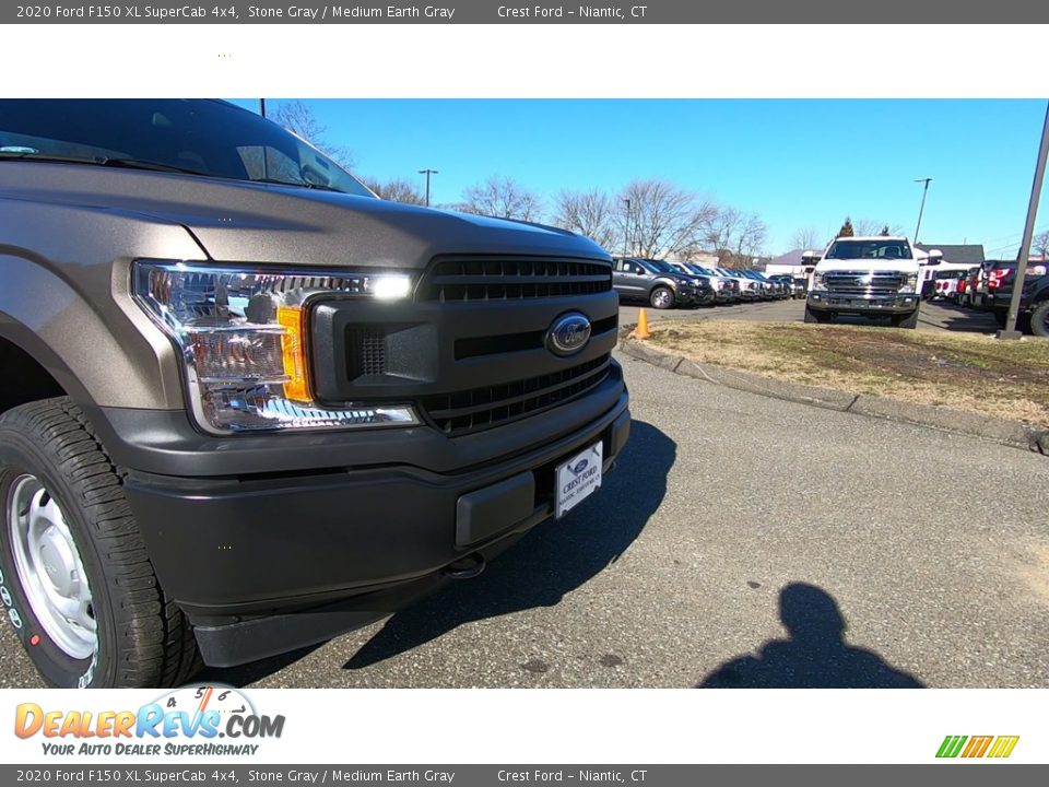 2020 Ford F150 XL SuperCab 4x4 Stone Gray / Medium Earth Gray Photo #27