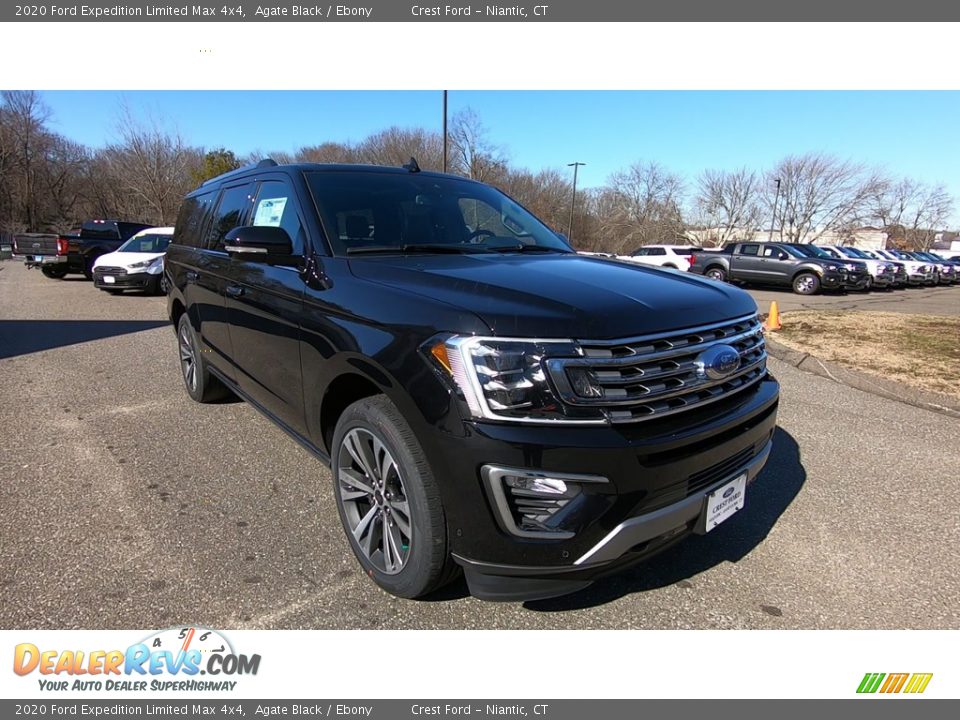 2020 Ford Expedition Limited Max 4x4 Agate Black / Ebony Photo #1
