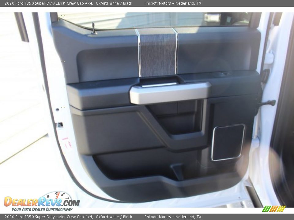 2020 Ford F350 Super Duty Lariat Crew Cab 4x4 Oxford White / Black Photo #19