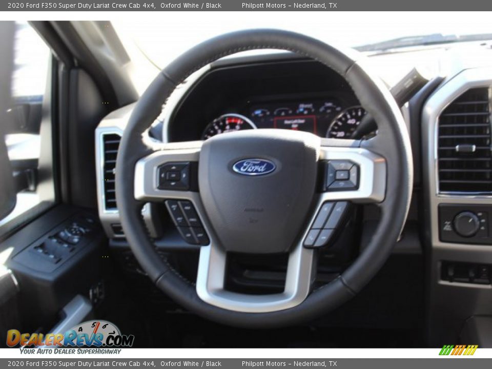 2020 Ford F350 Super Duty Lariat Crew Cab 4x4 Oxford White / Black Photo #22