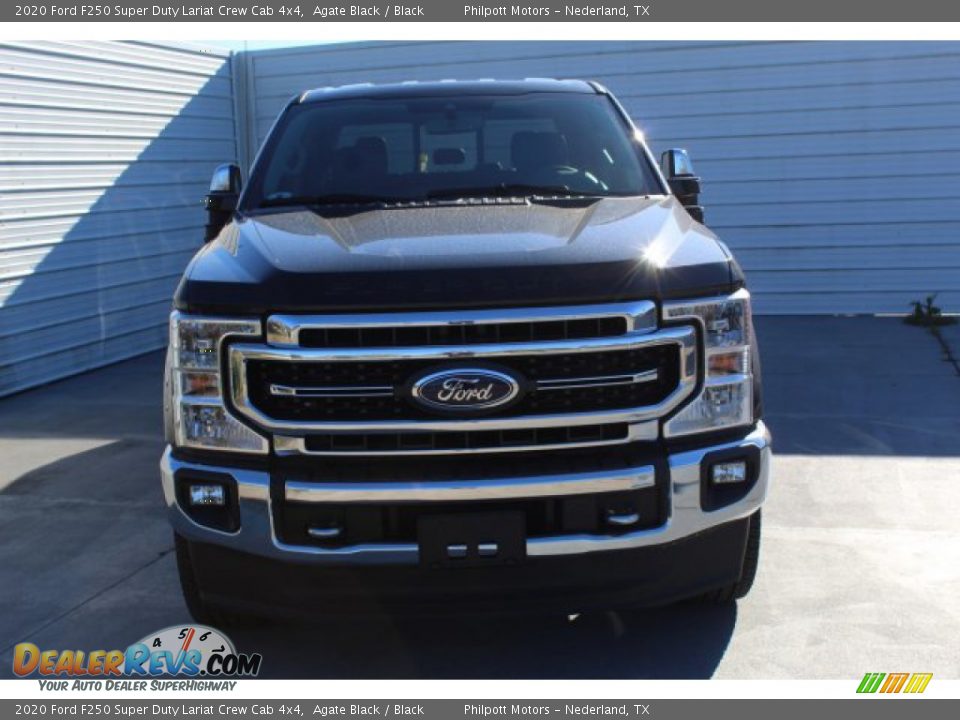 2020 Ford F250 Super Duty Lariat Crew Cab 4x4 Agate Black / Black Photo #3