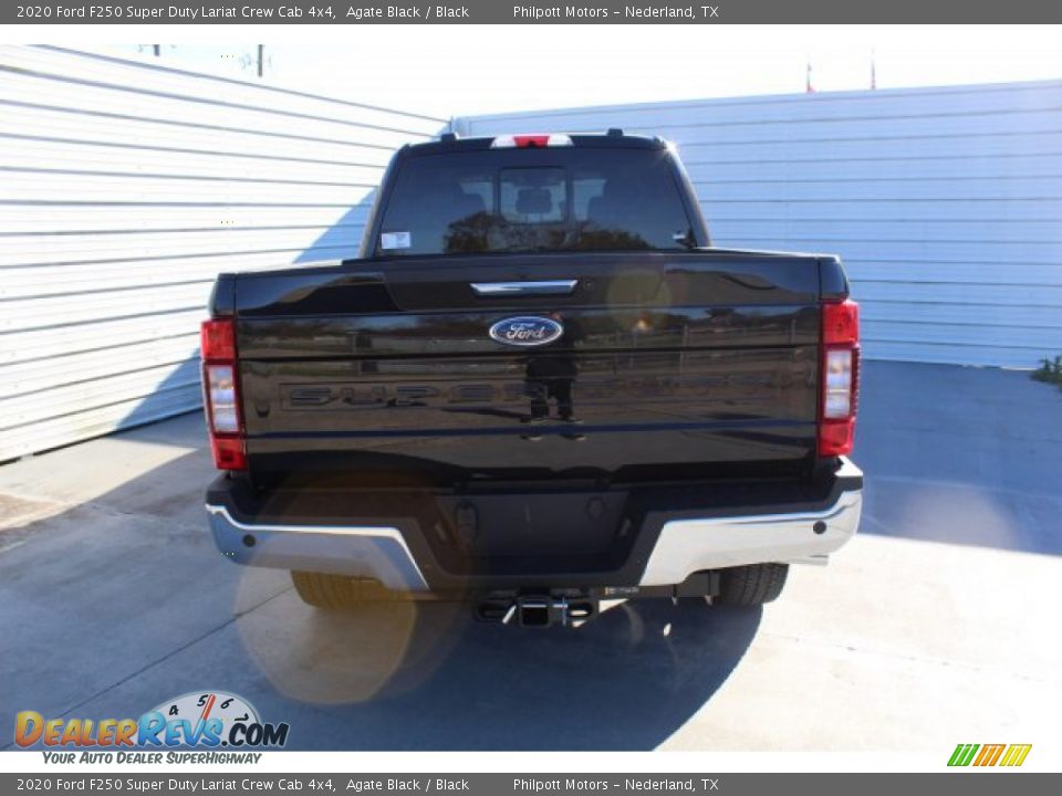 2020 Ford F250 Super Duty Lariat Crew Cab 4x4 Agate Black / Black Photo #7