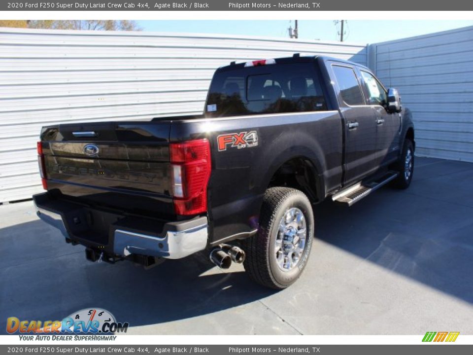 2020 Ford F250 Super Duty Lariat Crew Cab 4x4 Agate Black / Black Photo #8