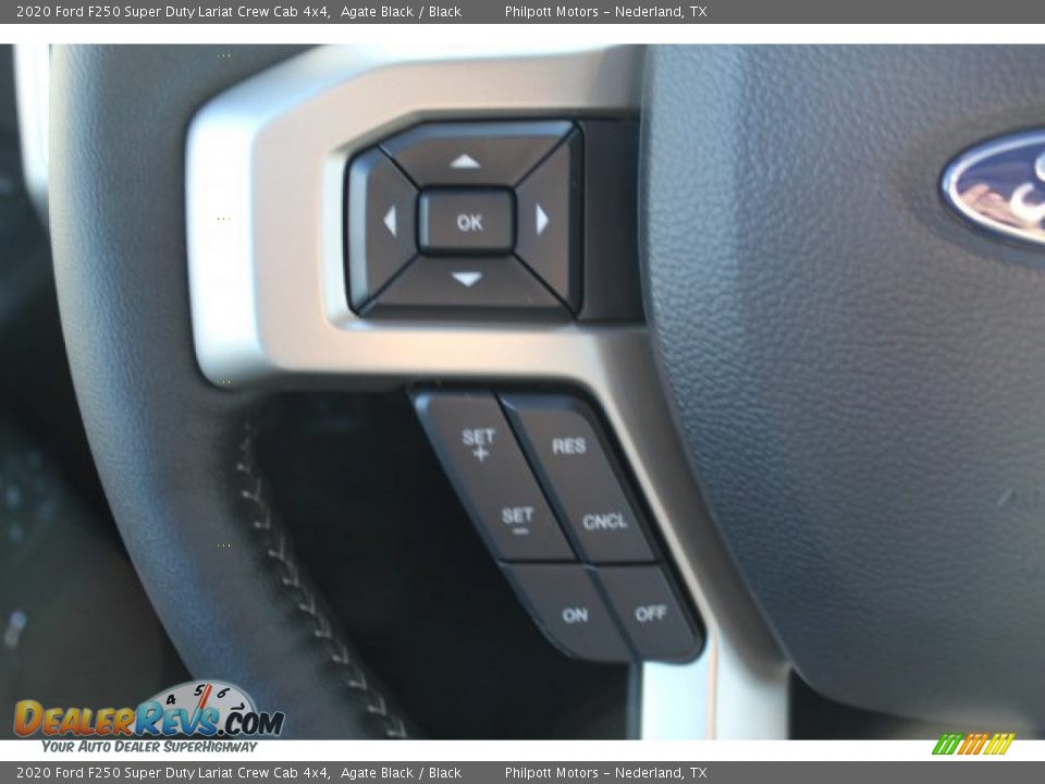 2020 Ford F250 Super Duty Lariat Crew Cab 4x4 Agate Black / Black Photo #11