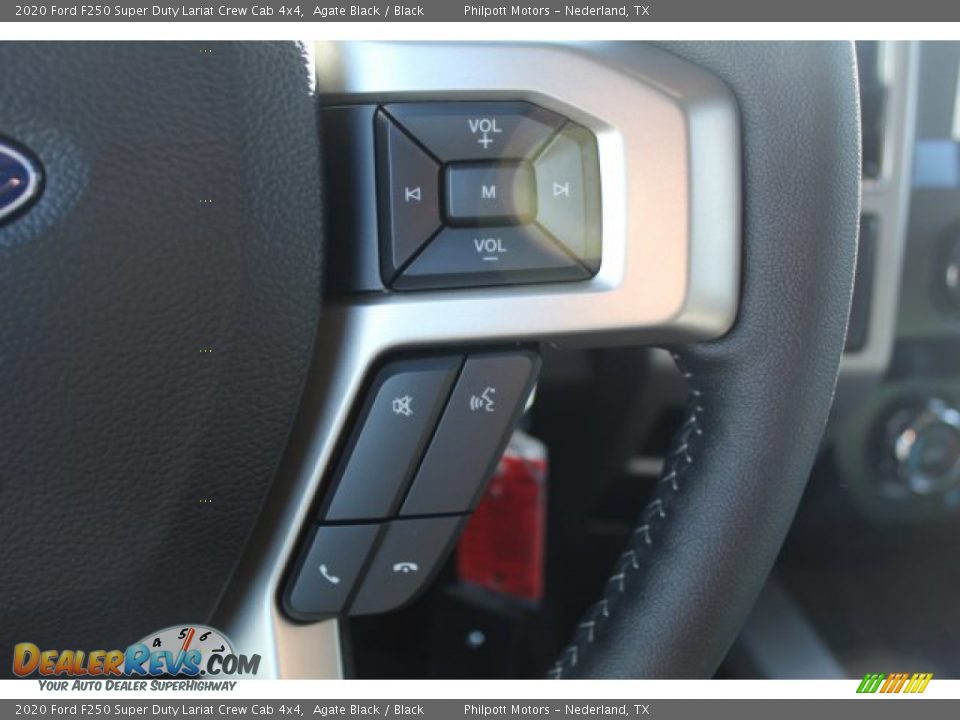2020 Ford F250 Super Duty Lariat Crew Cab 4x4 Agate Black / Black Photo #12