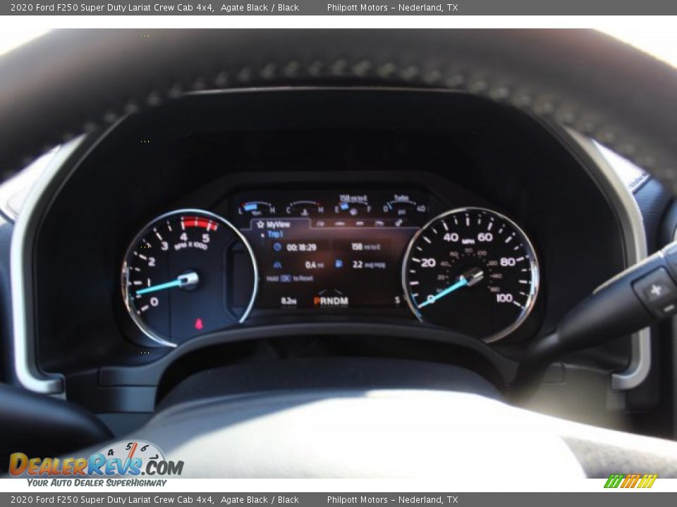 2020 Ford F250 Super Duty Lariat Crew Cab 4x4 Agate Black / Black Photo #13