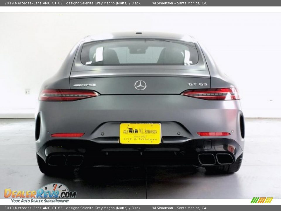 2019 Mercedes-Benz AMG GT 63 designo Selenite Grey Magno (Matte) / Black Photo #3