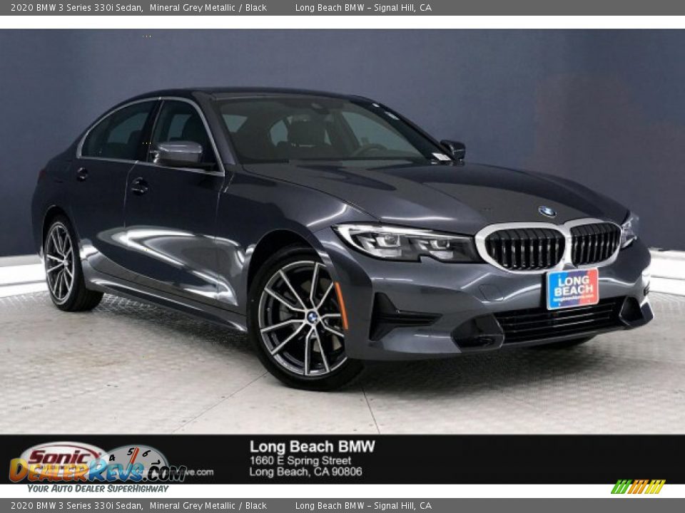 2020 BMW 3 Series 330i Sedan Mineral Grey Metallic / Black Photo #1