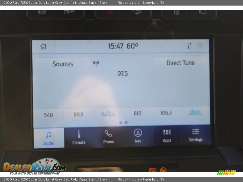 2020 Ford F250 Super Duty Lariat Crew Cab 4x4 Agate Black / Black Photo #15