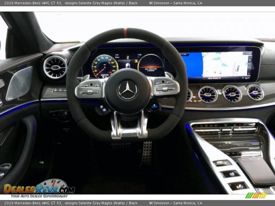 2019 Mercedes-Benz AMG GT 63 designo Selenite Grey Magno (Matte) / Black Photo #4