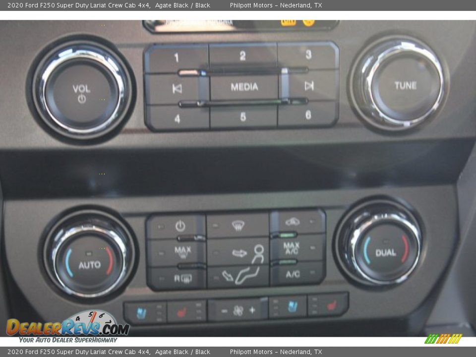 2020 Ford F250 Super Duty Lariat Crew Cab 4x4 Agate Black / Black Photo #16