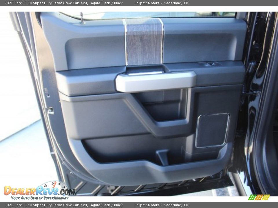 2020 Ford F250 Super Duty Lariat Crew Cab 4x4 Agate Black / Black Photo #18