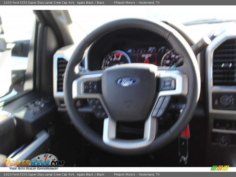 2020 Ford F250 Super Duty Lariat Crew Cab 4x4 Agate Black / Black Photo #21