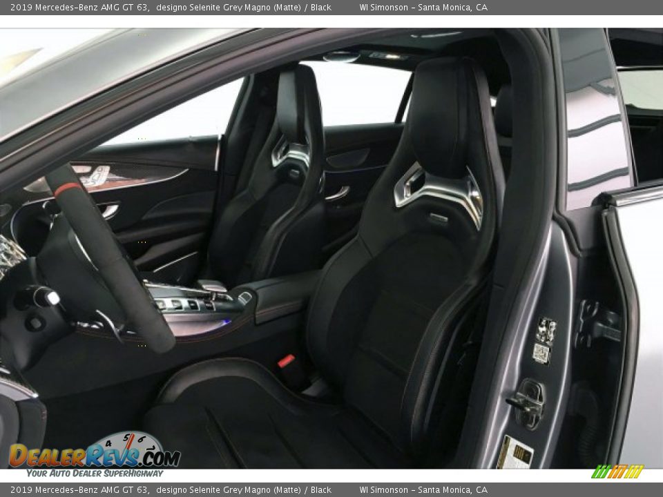 2019 Mercedes-Benz AMG GT 63 designo Selenite Grey Magno (Matte) / Black Photo #14