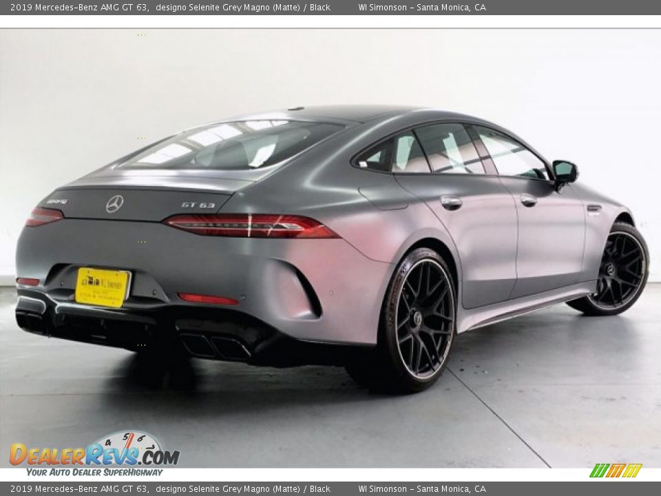 2019 Mercedes-Benz AMG GT 63 designo Selenite Grey Magno (Matte) / Black Photo #16