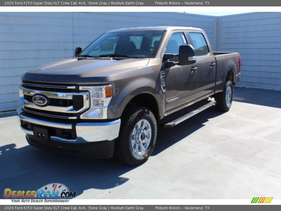 2020 Ford F250 Super Duty XLT Crew Cab 4x4 Stone Gray / Medium Earth Gray Photo #4