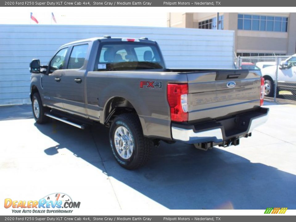 2020 Ford F250 Super Duty XLT Crew Cab 4x4 Stone Gray / Medium Earth Gray Photo #6
