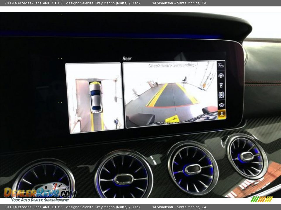 2019 Mercedes-Benz AMG GT 63 designo Selenite Grey Magno (Matte) / Black Photo #21