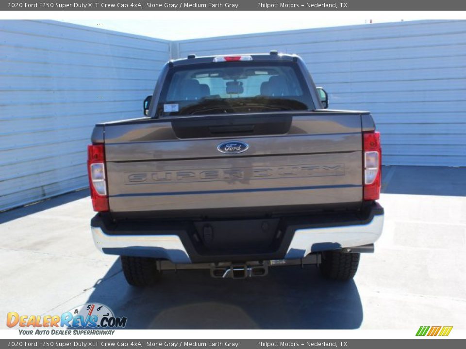 2020 Ford F250 Super Duty XLT Crew Cab 4x4 Stone Gray / Medium Earth Gray Photo #7