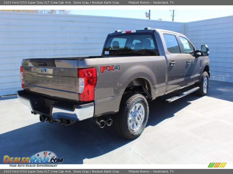 2020 Ford F250 Super Duty XLT Crew Cab 4x4 Stone Gray / Medium Earth Gray Photo #8