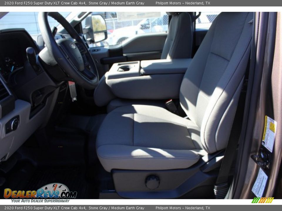 2020 Ford F250 Super Duty XLT Crew Cab 4x4 Stone Gray / Medium Earth Gray Photo #10
