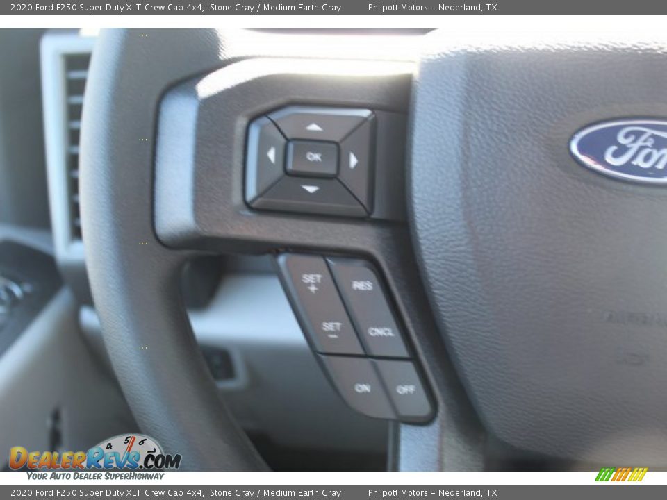 2020 Ford F250 Super Duty XLT Crew Cab 4x4 Stone Gray / Medium Earth Gray Photo #11