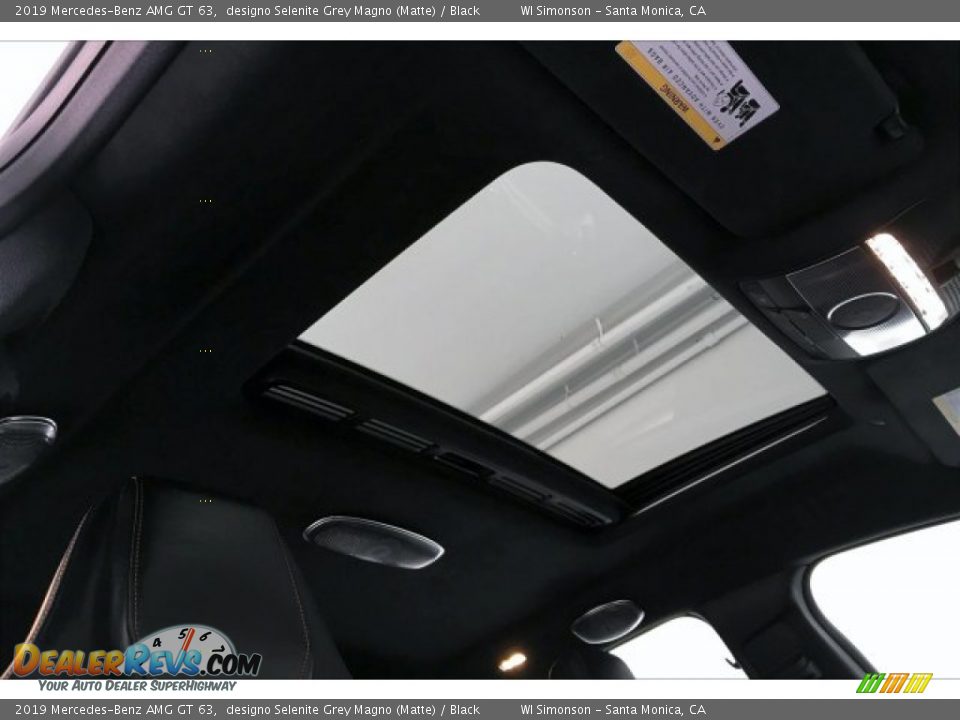 2019 Mercedes-Benz AMG GT 63 designo Selenite Grey Magno (Matte) / Black Photo #29