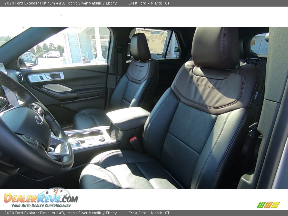 2020 Ford Explorer Platinum 4WD Iconic Silver Metallic / Ebony Photo #11