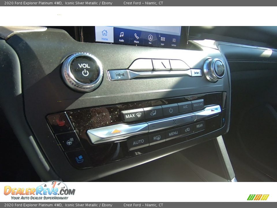 2020 Ford Explorer Platinum 4WD Iconic Silver Metallic / Ebony Photo #15