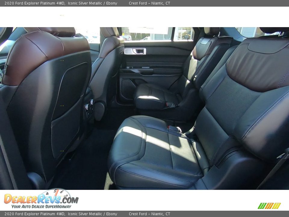2020 Ford Explorer Platinum 4WD Iconic Silver Metallic / Ebony Photo #18