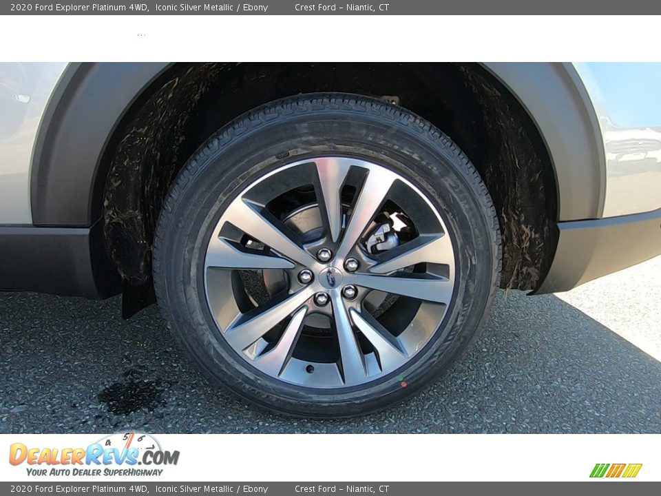 2020 Ford Explorer Platinum 4WD Iconic Silver Metallic / Ebony Photo #20