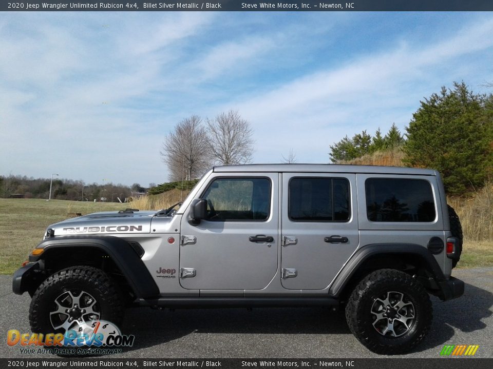 2020 Jeep Wrangler Unlimited Rubicon 4x4 Billet Silver Metallic / Black Photo #1