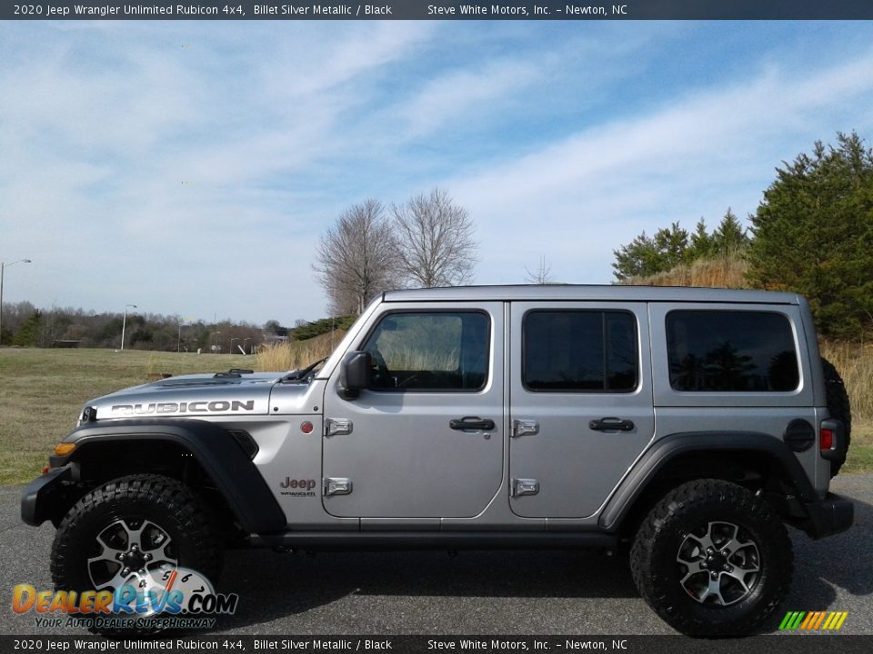 2020 Jeep Wrangler Unlimited Rubicon 4x4 Billet Silver Metallic / Black Photo #2