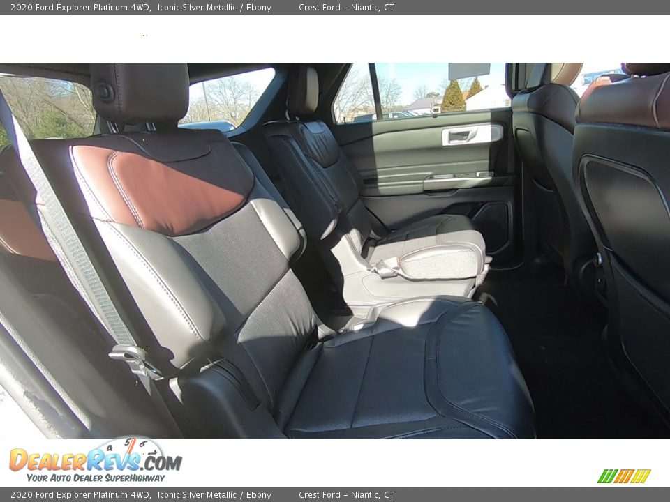 2020 Ford Explorer Platinum 4WD Iconic Silver Metallic / Ebony Photo #23