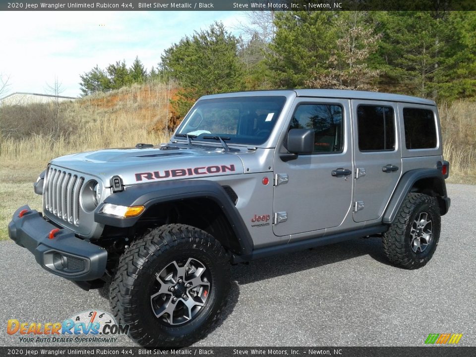 2020 Jeep Wrangler Unlimited Rubicon 4x4 Billet Silver Metallic / Black Photo #3