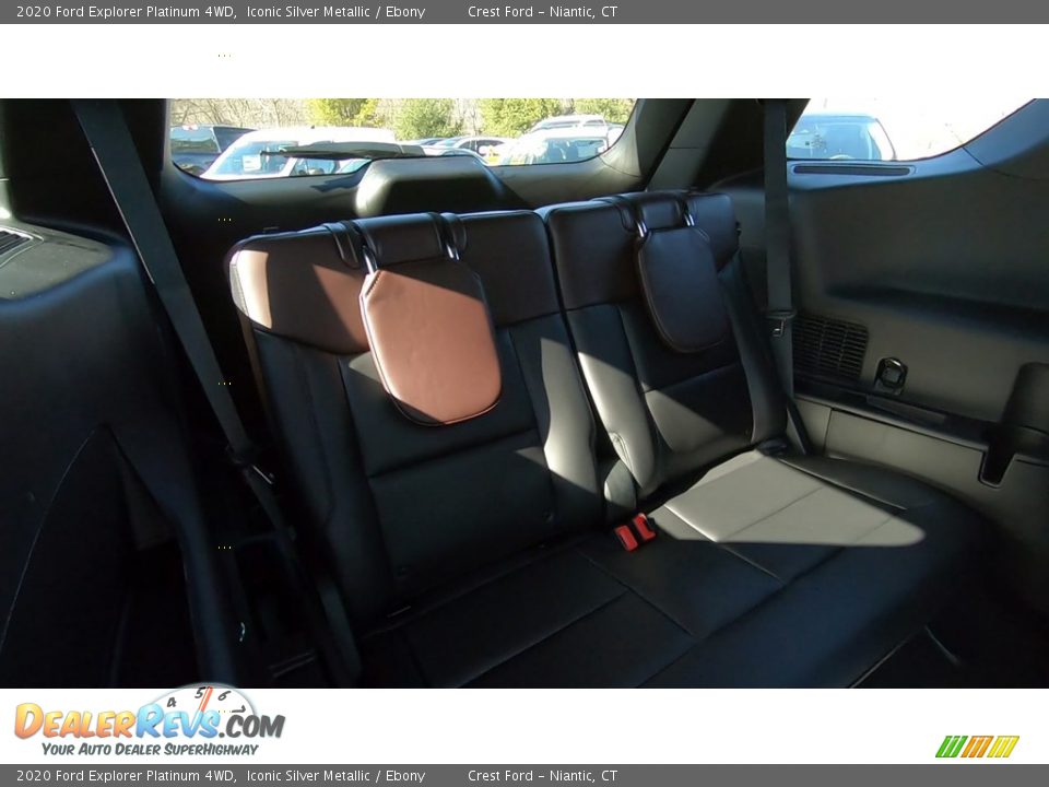 2020 Ford Explorer Platinum 4WD Iconic Silver Metallic / Ebony Photo #24