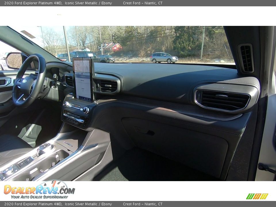 2020 Ford Explorer Platinum 4WD Iconic Silver Metallic / Ebony Photo #26