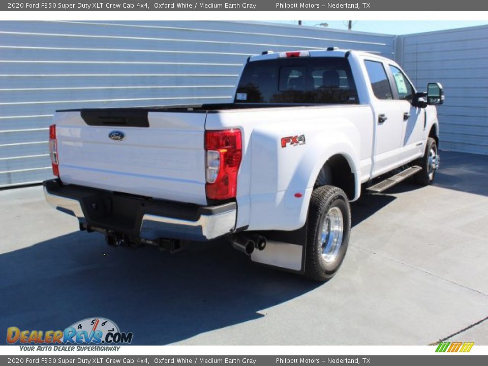 2020 Ford F350 Super Duty XLT Crew Cab 4x4 Oxford White / Medium Earth Gray Photo #7