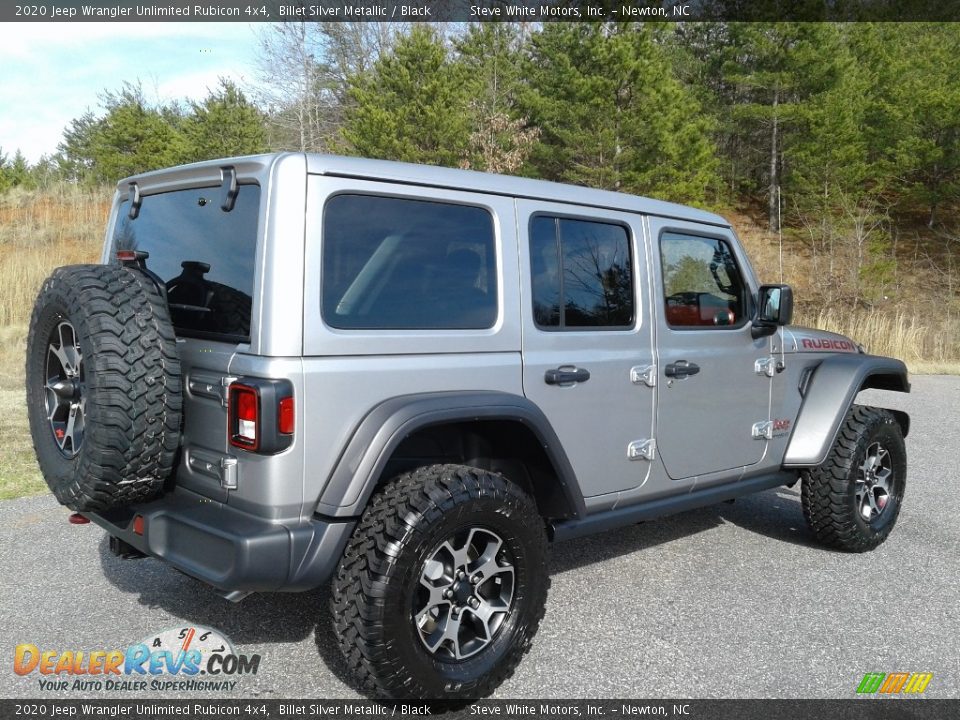 2020 Jeep Wrangler Unlimited Rubicon 4x4 Billet Silver Metallic / Black Photo #7