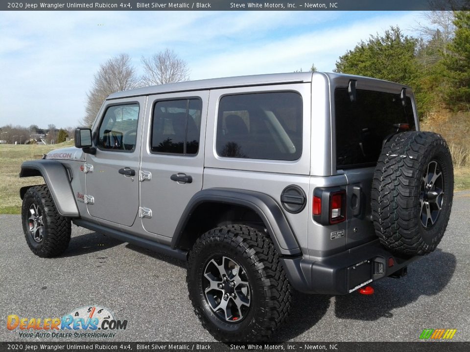 2020 Jeep Wrangler Unlimited Rubicon 4x4 Billet Silver Metallic / Black Photo #9