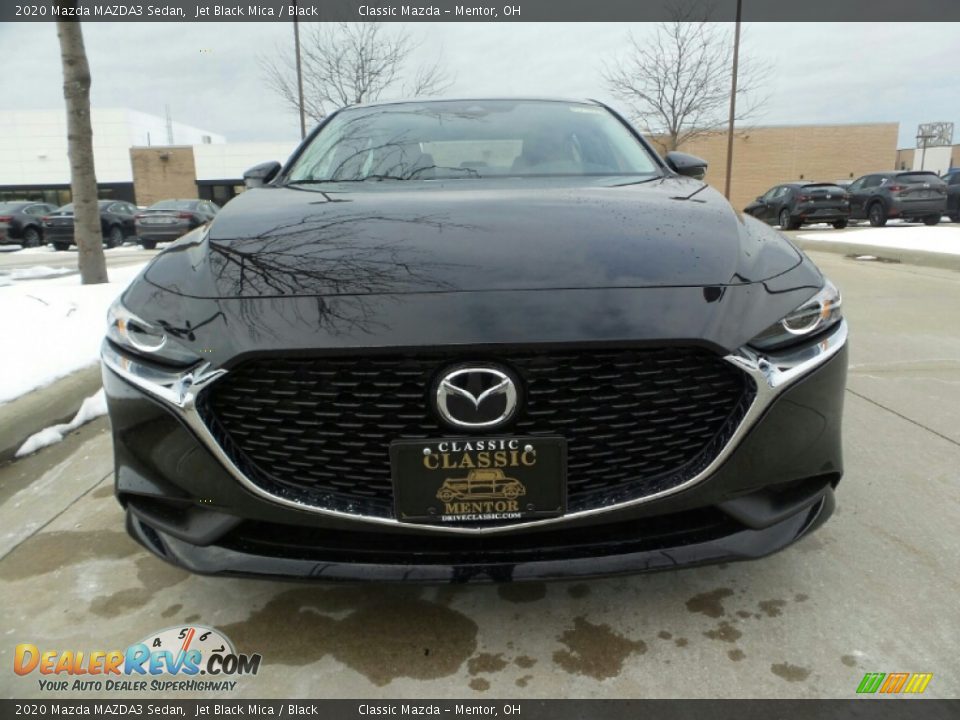 2020 Mazda MAZDA3 Sedan Jet Black Mica / Black Photo #2