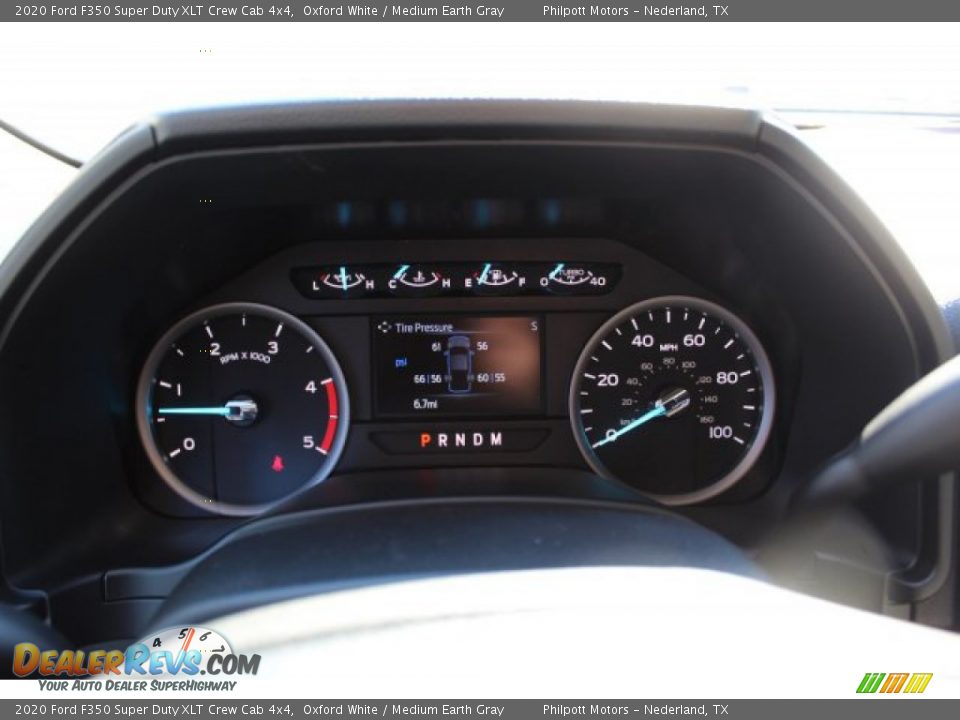 2020 Ford F350 Super Duty XLT Crew Cab 4x4 Oxford White / Medium Earth Gray Photo #12
