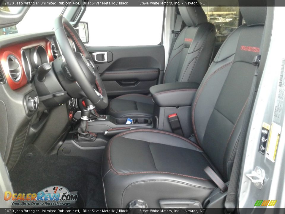 Front Seat of 2020 Jeep Wrangler Unlimited Rubicon 4x4 Photo #12