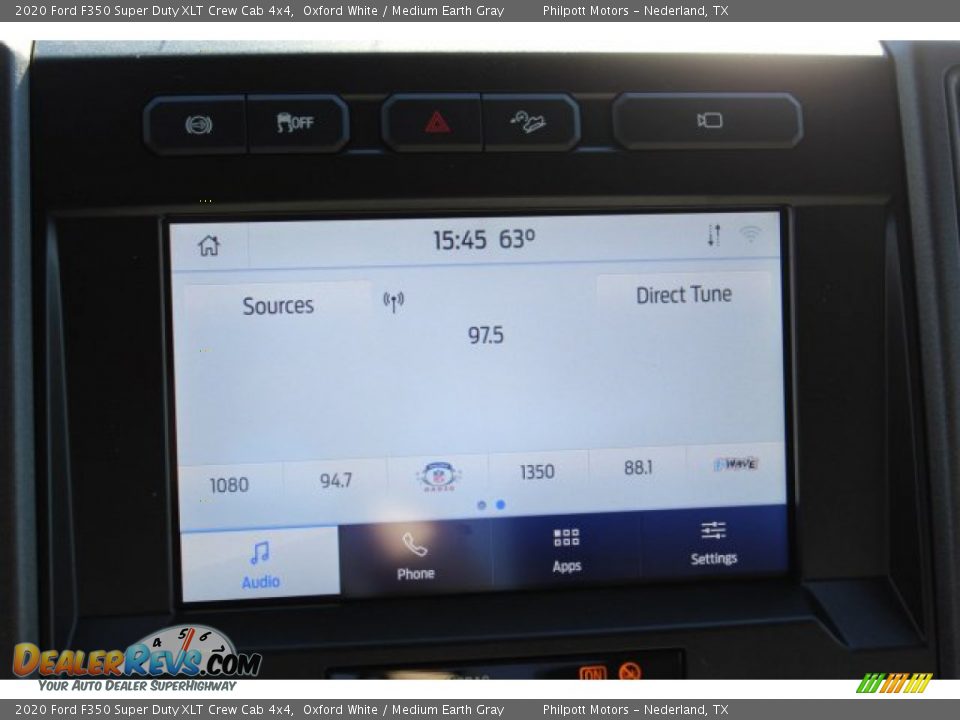 2020 Ford F350 Super Duty XLT Crew Cab 4x4 Oxford White / Medium Earth Gray Photo #14