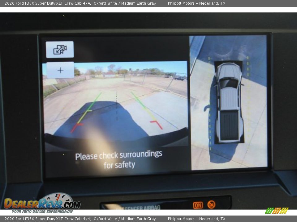 2020 Ford F350 Super Duty XLT Crew Cab 4x4 Oxford White / Medium Earth Gray Photo #16