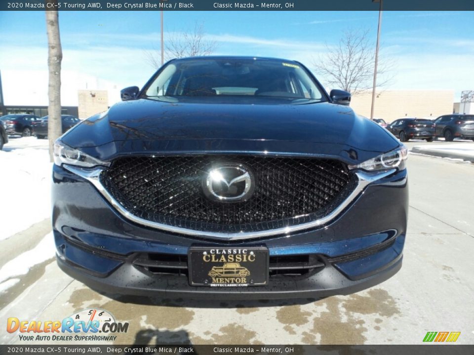 2020 Mazda CX-5 Touring AWD Deep Crystal Blue Mica / Black Photo #2