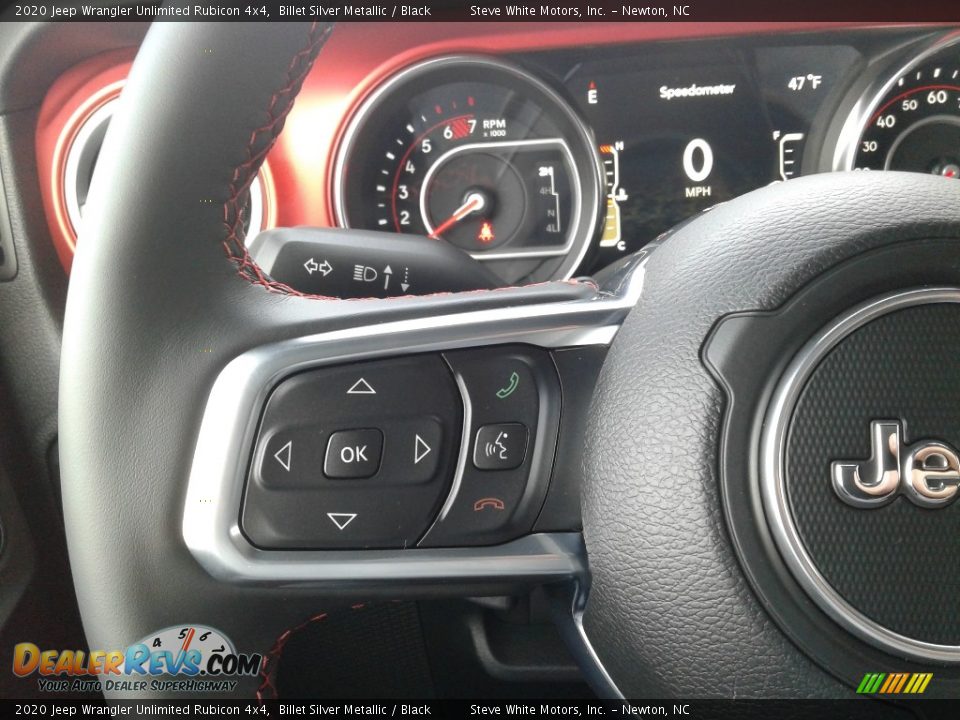 2020 Jeep Wrangler Unlimited Rubicon 4x4 Steering Wheel Photo #20